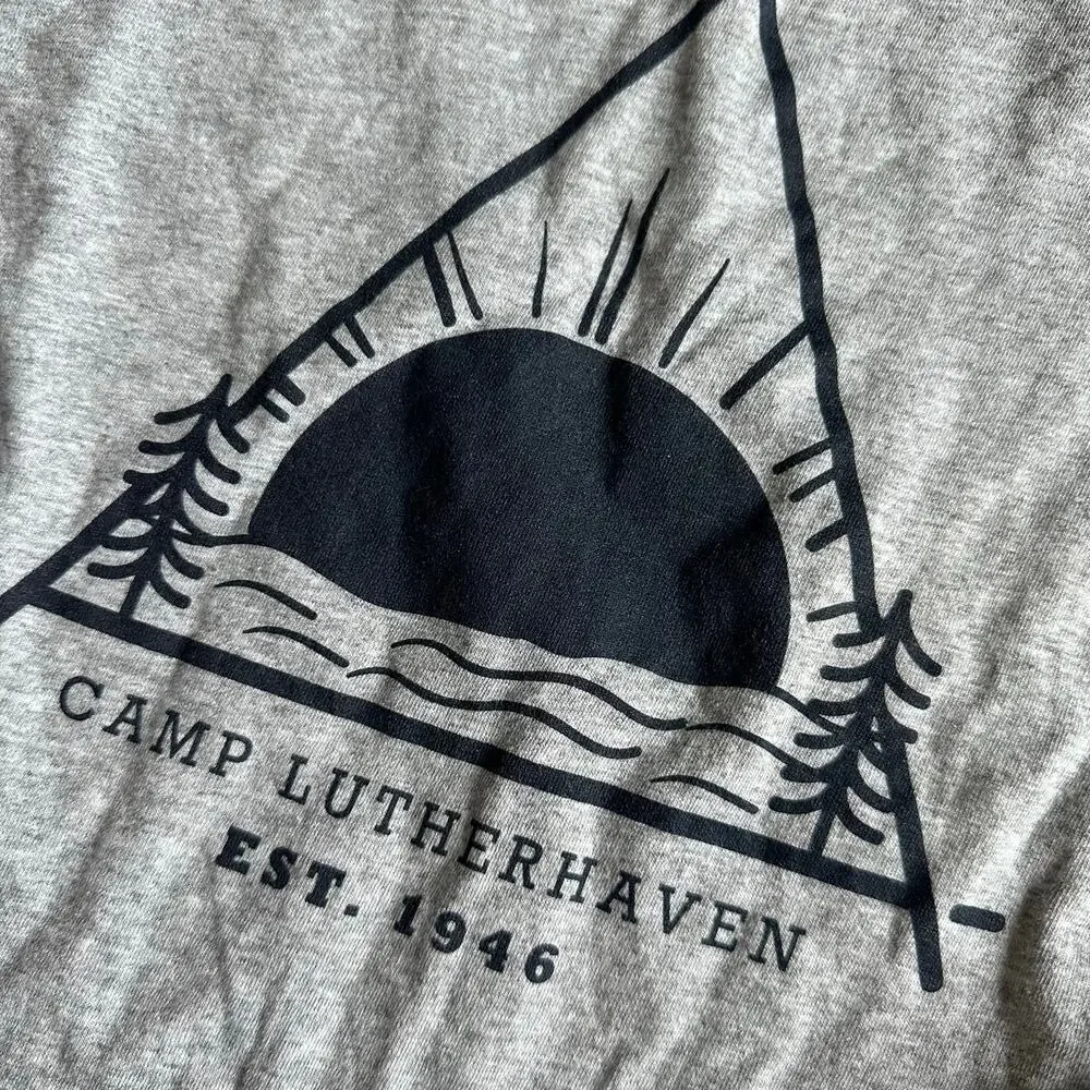 Gray Camp Lutherhaven Short Sleeve T-Shirt - New